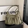 Bolsa de Tecido de Nylon da Moda para Mulheres, Novo Modelo 2026, Versátil, Grande Capacidade, Leve Bolsa de Ombro Transversal Tote para Mulheres