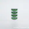 [Verde] Cabezal de afeitado manual de 3 hojas Cabezal de afeitado de 3 capas Adaptación transfronteriza Velocidad Geely