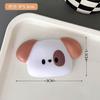 Lindo cachorro sudoroso tridimensional de dibujos animados accesorios DIY orejas grandes perro pantuflas bolsa espejo accesorios de decoración venta al por mayor