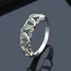 Anel de Cobre Personalizado Criativo Moda Europeia e Americana Tendência Coração de Amor Romântico Senhora Princesa com Zircônia, Exclusivamente para Vendas Transfronteiriças