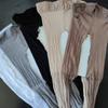 Meias finas descartáveis para rasgar com a mão base de meia-calça de nylon meias de base pretas sexy de seda meias-calça de seda branca