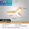 Luz hexagonal hueca de madera con veta de madera LED transfronteriza, luz con forma hexagonal, lámpara colgante redonda, adecuada para centros comerciales, supermercados y oficinas