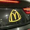 Maybach m Logo McDonald's m Logo Calcomanía para Coche Emblema Lateral Adhesivo Calcomanía para Coche Acrílico Regalo Regalo Divertido para Amigos