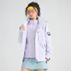 Chaqueta Tres en Uno a Prueba de Viento e Impermeable para Otoño e Invierno con Forro de Plumas Desmontable, Ropa de Montañismo con Logo Personalizado