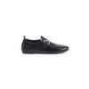 Grape House Otoño Invierno Nuevo Estilo ~Aumento Oculto de Altura de 3 cm~Mocasín de Punta Redonda Zapatos de Vestir Suela Gruesa Forro de Felpa Zapatos de Piel Suave para Mujer