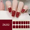 ZA - Adhesivo para uñas blanco sin hornear, totalmente impermeable, parche para decoración de uñas, sensación avanzada, simple, pegamento para esmalte de uñas al por mayor