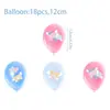Conjunto de Balões de Látex Cartoon de 12 polegadas Balões Temáticos para Festa de Aniversário Múltiplos Padrões Festa 18 peças