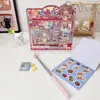 Libro de Juego Educativo para Niños: Festín de Comida 1.0 Juguete de Pegatinas DIY para Disfrazarse y Crear Escenas con Puntero Lector