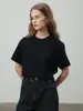 Camiseta de manga corta transfronteriza, nuevo estilo de verano europeo y americano 2026, camiseta de manga corta versátil con cuello redondo, informal, para el hogar y para ir al trabajo, moda para mujer