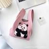 Panda Nueva Bolsa Tejida Souvenir Turístico de Chengdu Regalo de Acompañamiento Bolso de Mano para Chica Guofeng Bolso de Mano Tejido