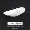 Pratos Melamina Formato Barco, Imitação Porcelana, Louça Criativa para Hotéis e Restaurantes, Pratos Plástico Oval Peixe, Pratos Frios