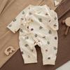 Ropa de Primavera y Otoño para Niños, Ropa para Recién Nacido, Mameluco para Bebé, Ropa Estilo Monje Clase A, Algodón Algodón Puro Manga Larga