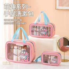 Nueva Bolsa de Aseo de Dibujos Animados Linda Impermeable Bolsa de Playa Natación Bolsa de Almacenamiento de Gran Capacidad Bolsa de Maquillaje Transparente de TPU