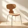 Sillas de Comedor Transfronterizas, Muebles de Restaurante de Moda, Taburetes de Panel de Metal de Hierro Estilo Vintage, Sillas Simples con Funda Suave
