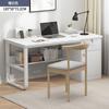 Escritorio de computadora Escritorio para el hogar Dormitorio Escritorio para estudiantes de secundaria Escritorio de alquiler Tablero artificial simple Banco de trabajo de oficina