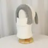 Chapéu de Inverno Infantil Máscara de Orelha de Coelho Desenho Animado Cachecol de Pescoço Chapéu Pulôver de Peça Única Pelúcia ao Ar Livre Quente Proteção de Orelha Chapéu de Tricô