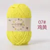 Pequeno caxemira feito à mão DIY tricô lã de espessura média fio de gelo fio para bebê crochê tricô cachecol boneca fio fofo atacado