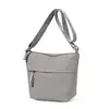 Bolso Cubo de Lona para Mujer, Bolso de Hombro de Gran Capacidad, Nuevo Bolso Cruzado Casual para el Trabajo 2026, Ligero, Color Caramelo