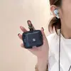 Adecuado para Auriculares I5 Earfree de Arena de Agua Débil Estuche de Negocios Todo Incluido Estuche de Cuero Anticaída I5 Bluetooth Inalámbrico Bolsa de Cosméticos