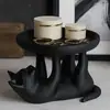 Bandeja de Joyería Divertida de Gato Impresa en 3D de Nuevo Producto Transfronterizo Bandeja de Almacenamiento de Joyería de Escritorio Adorno para Uso en el Hogar