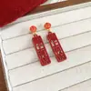Brincos de Pérola com Zircônia Cristalina de Ano Zodiacal Pônei Novo Estilo Chinês Retro Versátil Leve Luxo Brincos de Alta Qualidade para Mulheres