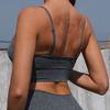 Ropa de yoga sin costuras de platino rápido transfronteriza europea y americana, chaleco deportivo de tirantes, pantalones cortos de manga corta, pantalones para correr, traje de cinco piezas de manga larga
