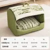 Casa para perro para el calor del invierno, diseño semicerrado para perros medianos a grandes, proporcionando un espacio seguro y cómodo para dormir. Cama para perro, cama para gato y diseño desmontable y lavable