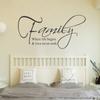 Amazon Transfronterizo Pegatinas de Pared Autoadhesivas Finamente Talladas Familia Inglesa Pintura Decorativa Pegatinas de Decoración para Dormitorio Pegatinas Impermeables