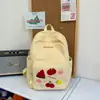 Mochila de Manzana Fresca Dulce Linda de Alto Valor Estilo Japonés Nueva para Secundaria y Preparatoria Mochila Ligera de Gran Capacidad