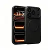 Adecuado para funda de teléfono Apple 17 Pro Max, fuerte magnético silicona líquida tacto piel iPhone 18 cubierta protectora anticaídas