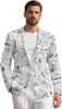 Comercio Exterior Transfronterizo Chaqueta de Traje para Hombre Casual de Negocios Traje Ajustado Manga Larga Chaqueta de un Solo Botón Abrigo Fiesta Boda