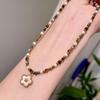 Novo chinês retro frisado borboleta design lã corrente verão clavícula corrente jóias colar feminino simples high-end senso moderno