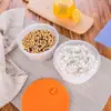 Juego de Contenedores de Plástico para Alimentos para Oficinistas, Lonchera Calentable con Tapa, Tazón Redondo para Ramen para Microondas, Caja Bento Redonda al por Mayor