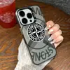 Funda Pointer Stone Island Adecuada para Funda de Teléfono Apple 17Pro Iphone16Promax Estilo Europeo y Americano 14 Gama Alta 13 Moda X