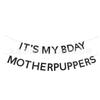 Decoraciones para Fiesta de Cumpleaños de Perro Banner Brillante Es Mi Cumpleaños Este Es Mi Cumpleaños Banner de Mamá Pastel