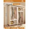 Guarda-roupa de Aço para Uso Doméstico, Adequado para Quarto de Aluguel, Fácil de Montar, Armário de Metal Resistente e Durável, Armário de Armazenamento de Ferro