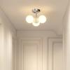 Luz de Corredor Simples Moderna Teto de Hall de Entrada 2025 Novo Estilo Creme Lustre de Closet