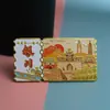 Impresión de Ciudad Imanes para Refrigerador, Souvenirs de Boleto de Tren de Tendencia Nacional, Imanes de Metal para Refrigerador, Atracciones Turísticas Creativas, Productos Culturales y Creativos, Ip de Ciudad