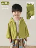 Wurib un niño verano nuevo chaleco abrigo con capucha delgado pantalones holgados traje de dinosaurio jurásico moda
