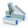 Bloque de pulido de cuatro caras con núcleo azul, bloque de pulido de alta elasticidad resistente al desgaste, esponja para uñas, esmalte de uñas, esmalte de uñas, venta al por mayor profesional