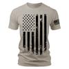 Impressão Digital de Comércio Exterior Transfronteiriço Estação Independente Amazon Nova Camiseta Masculina de Gola Redonda Manga Curta Camiseta Masculina de Flor