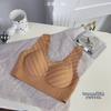 Ropa Interior de Encaje para Mujer Pecho Pequeño Reunido Pecho Grande Mostrado Pecho Pequeño Reunido Sexy Sin Marcas Sujetador de Espalda Hermosa Sin Varillas