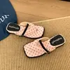 Medias Pantuflas de Espiga de Puntos para Mujer, Nuevo Estilo Verano 2026, Zapatos de Moda Franceses Slip-On que Aumentan la Altura para Mujer