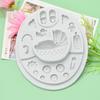 Molde de silicone para fondant carrinho de bebê sapatos de bebê mamadeira pés brinquedo argila de chocolate molde para decoração de bolo