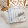 Funda de almohada de gasa de algodón puro para bebé, funda de almohada individual para bebé de algodón 100% Clase A, absorbente de sudor, transpirable, para niños, par de fundas de almohada