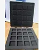 Caja de chips con ranura de plástico, silicona, cristal, BGA, componentes electrónicos aeroespaciales, IC, caja de embalaje de espuma antiestática