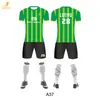 Uniformes de Futebol Impressos Digitalmente no Corpo Inteiro Personalizados como um Conjunto Completo de Uniformes Respiráveis de Secagem Rápida para Aulas de Futebol Infantil