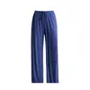 Calças de yoga largas com cordão para mulheres, fluidas, compridas até o chão, calças casuais largas, para corpo em forma de pera, modeladoras, para esportes e fitness, calças compridas leves para o verão