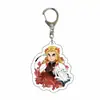 Llavero de Acrílico 2D de Anime Demon Slayer Colgante Creativo de Fabricante Serie de Dibujos Animados