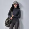 Conjunto de Yoga y Fitness para Mujer Chaqueta con Cuello Alto Cintura Ajustada Cremallera Pantalones de Yoga de Cintura Alta Ajustados Transpirables Elásticos para Correr al Aire Libre